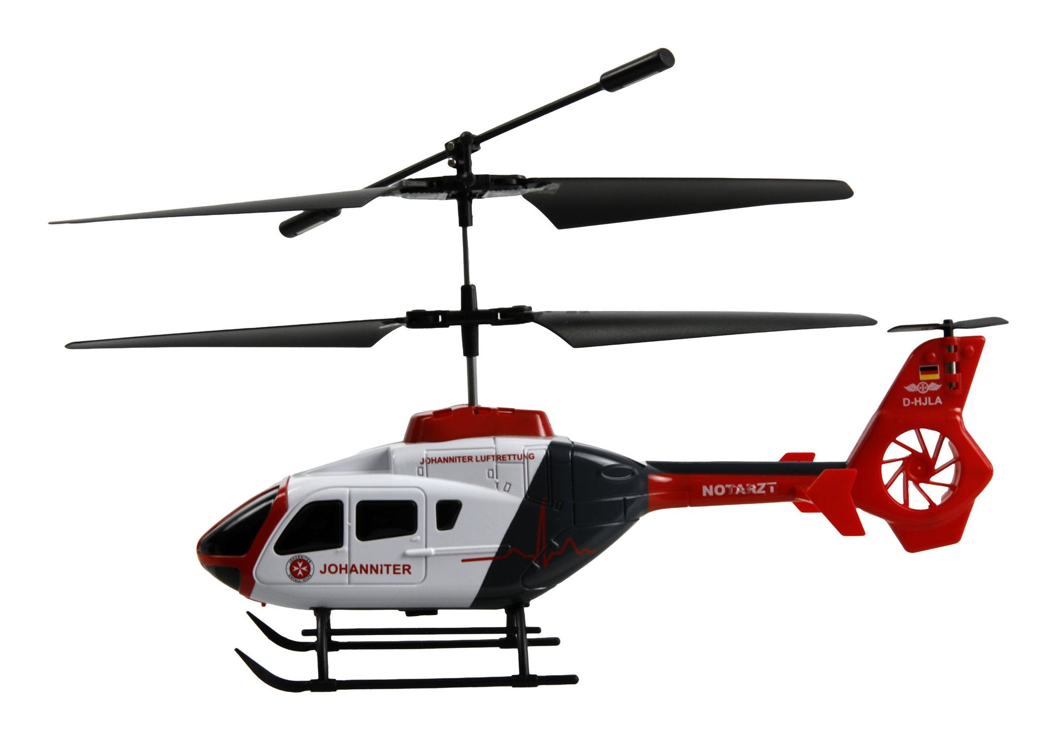 Amewi Ec135 Cx Johanniter Koaxial Hubschrauber 3-Kanal Rtf