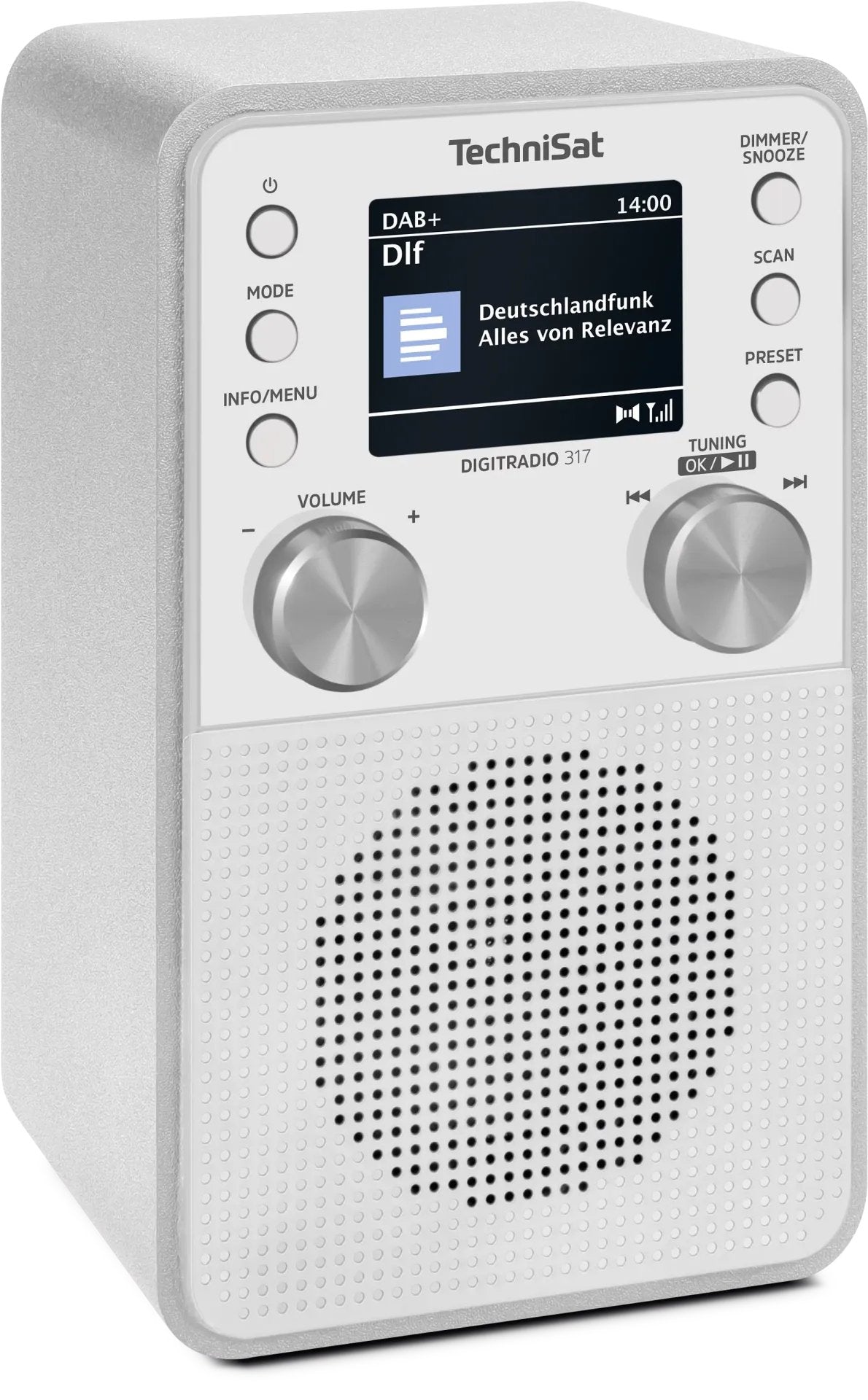 EAN 4019588139992 - TechniSat DigitRadio 317 Portátil Analógico y digital Blanco imagen 3