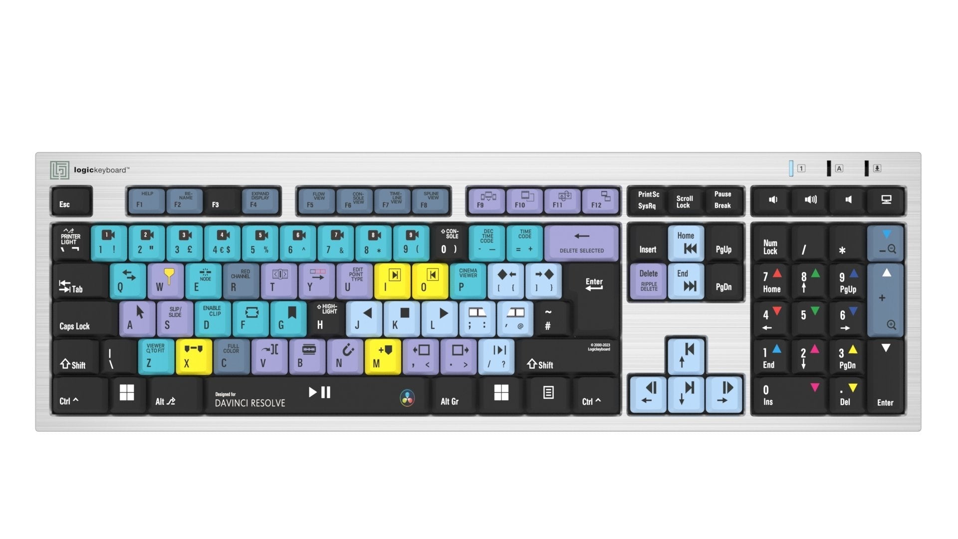 Logickeyboard Davinci Resolve Classic Uk (Pc Slim)