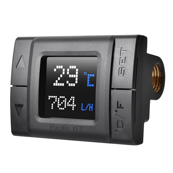 Thermaltake Pacific Tf2, Indicador De Temperatura Y Flujo Negro