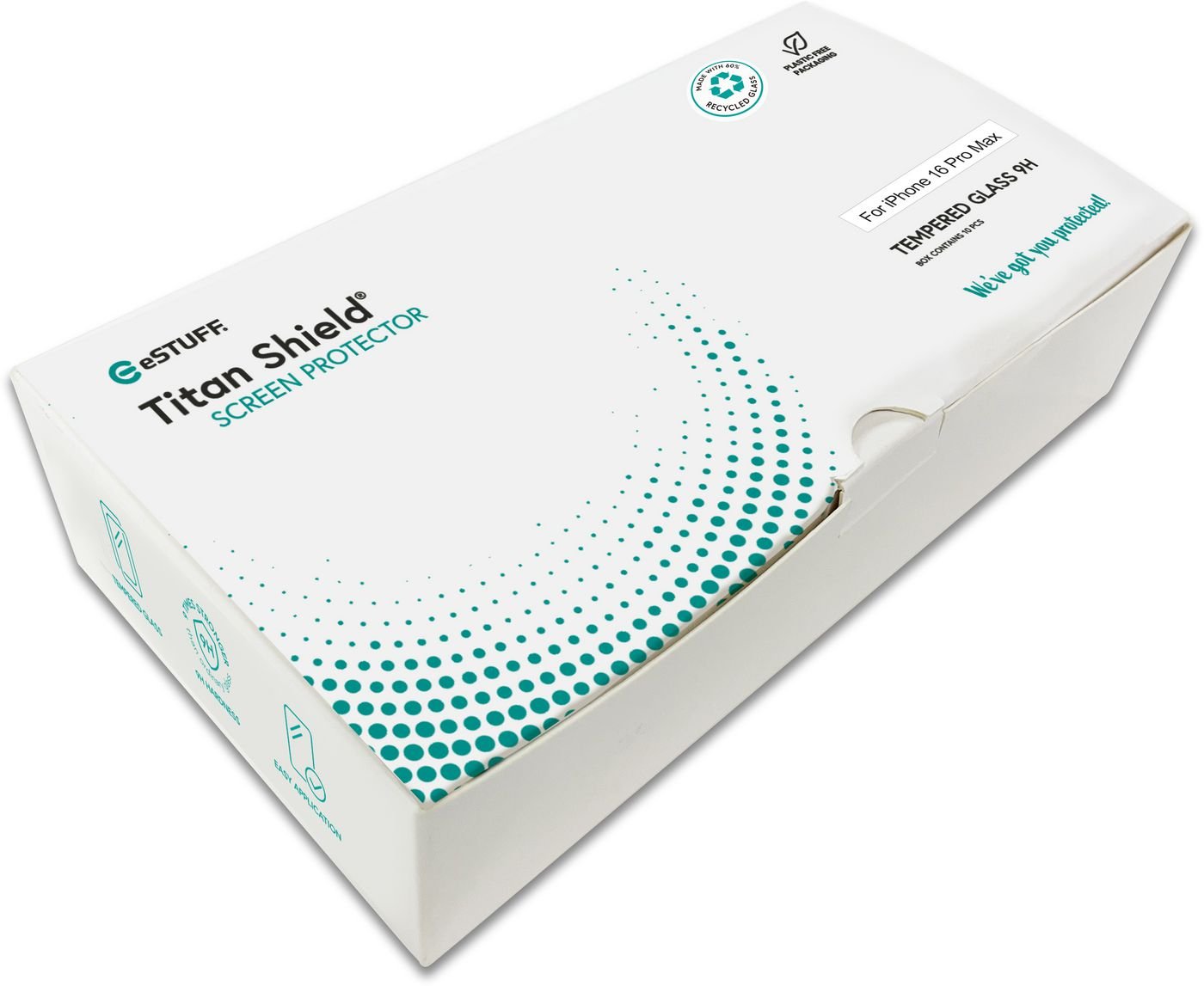 Infinite Apple Iphone 16 Pro Max Clear Glass Titan Shield.