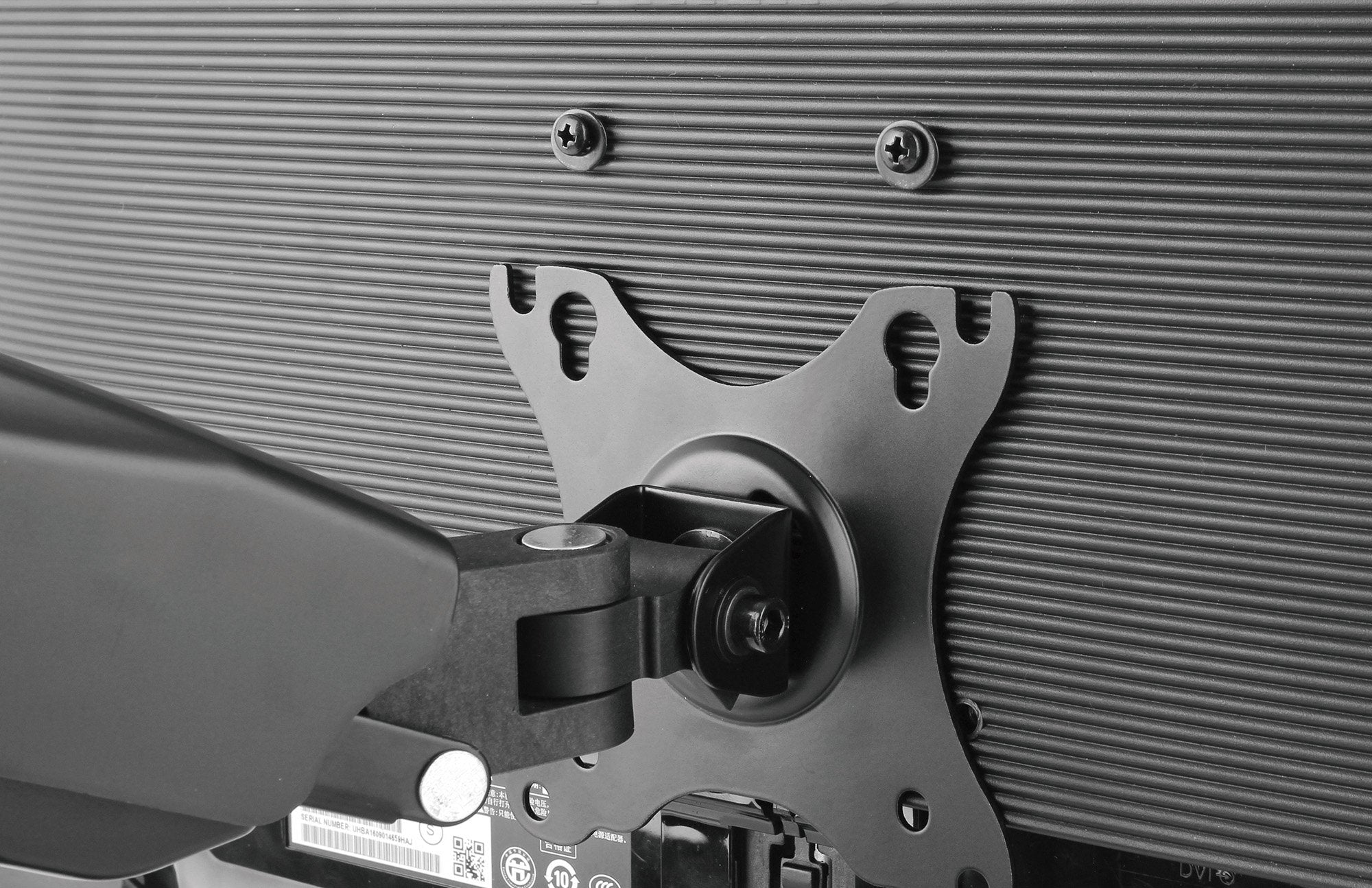 EAN 0766623462495 - Manhattan 462495 soporte para monitor 81,3 cm (32") Escritorio Negro imagen 7