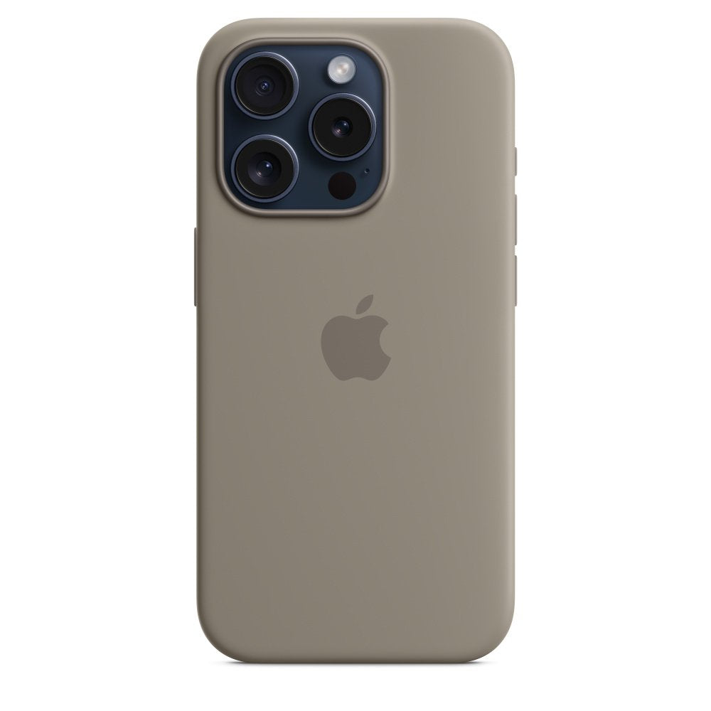 Iphone 15 Pro Silicone Case With Magsafe - Clay