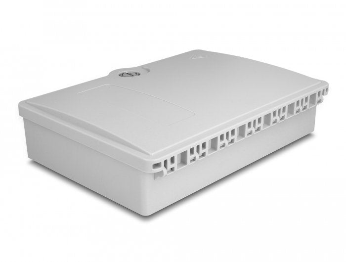 Lwl Verteilerbox Für Innen- Und Aussenbereich Ip55 Wasserfest Abschliessbar 6 Port Grau