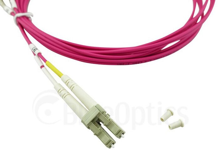 Blueoptics Sfp3131fu3mk Cable De Fibra Optica 3 M Lc Om4 Magenta