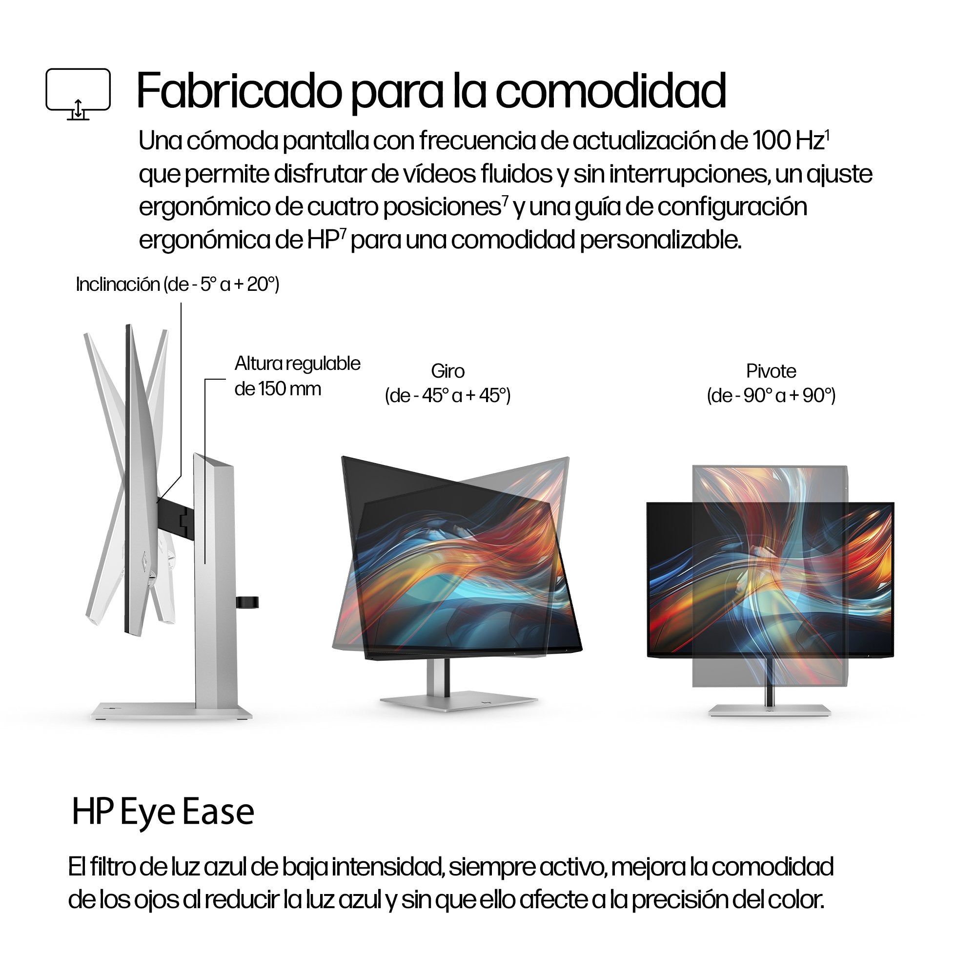 EAN 5715063476314 - HP Series 7 Pro 724pu pantalla para PC 61 cm (24") 1920 x 1200 Pixeles LCD Plata imagen 7