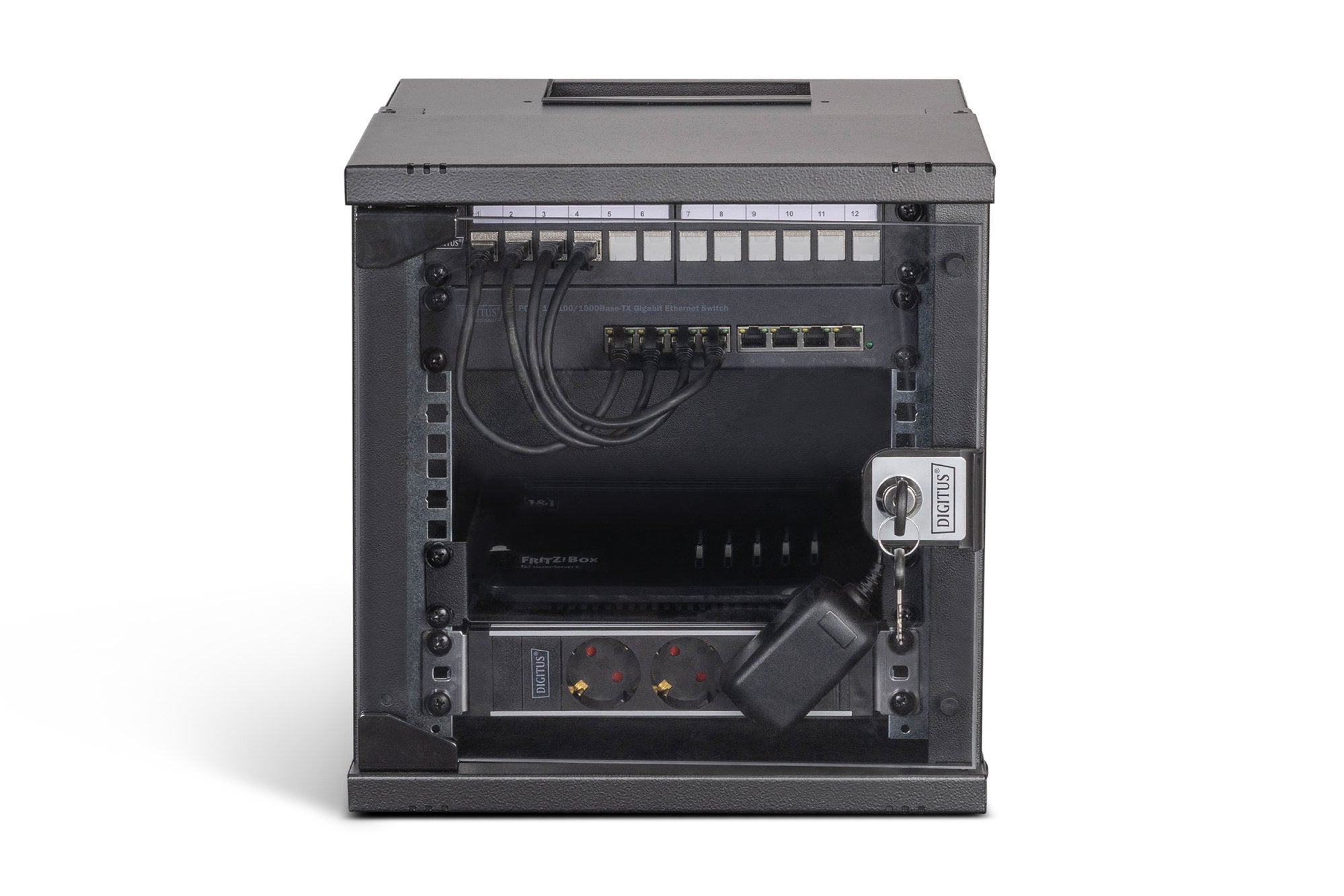 EAN 4016032499466 - Digitus DN-49101-SET armario rack Bastidor de pared Negro imagen 3