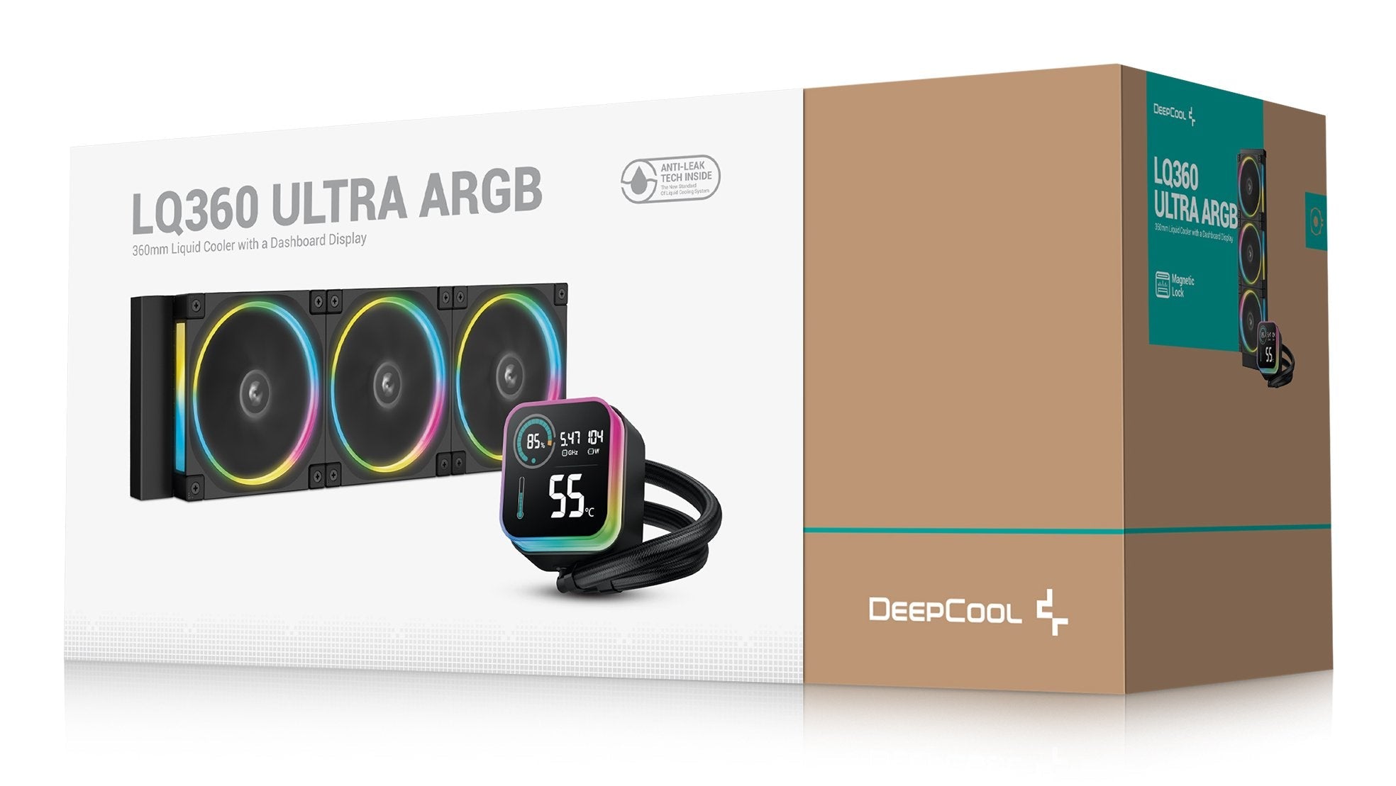 Refrigeración Liquida Cpu Deepcool Lq360 Ultra Argb (Negro) R-Lq360-Bkasmc-G-1