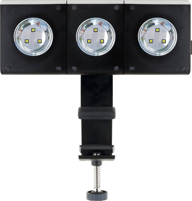 Lámpara Parrilla Schwaiger 3 Focos Led 2w Negro