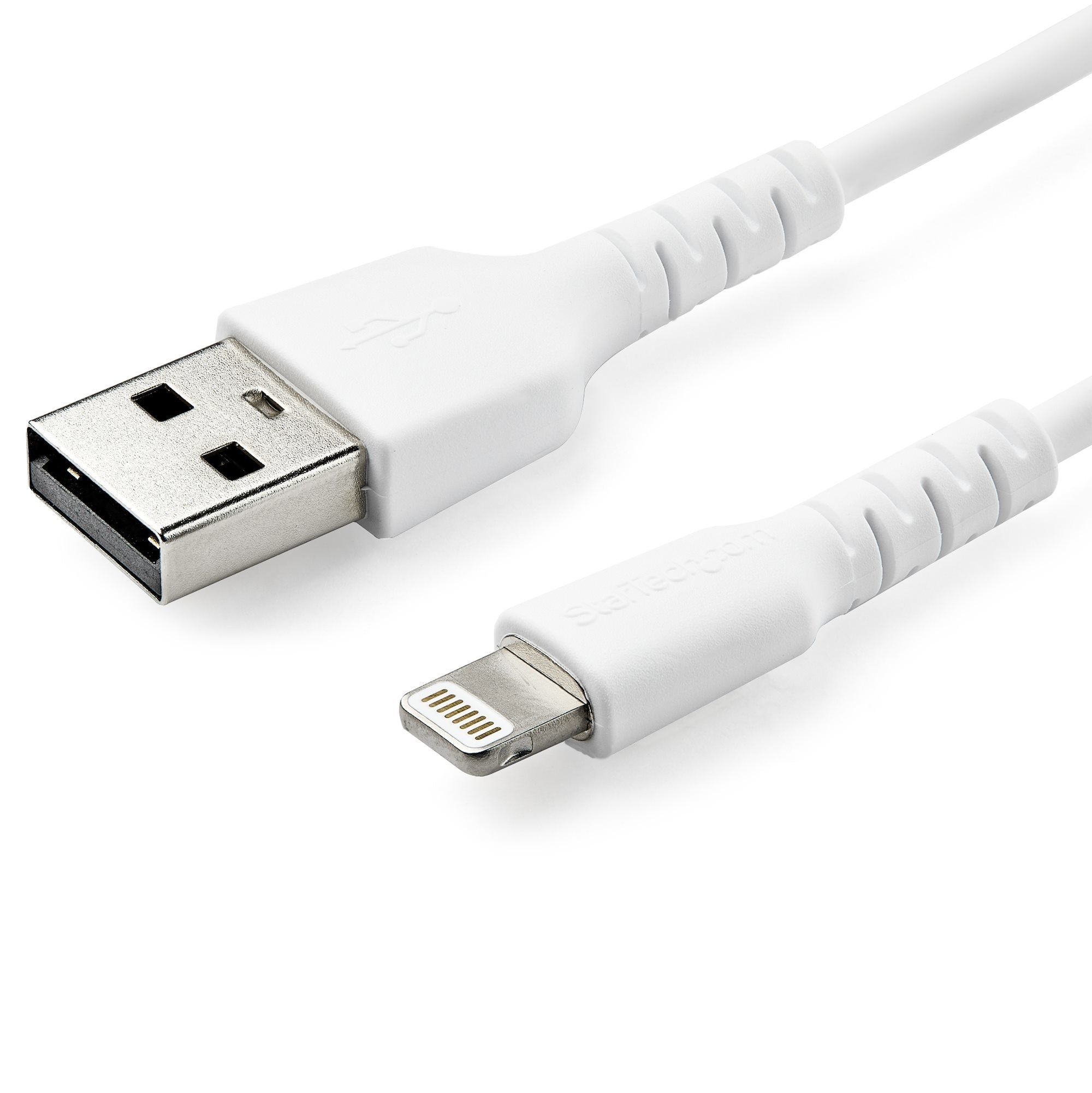 Cable De 1m Usb A Lightning Cabl Certificado Mfi Apple Blanco