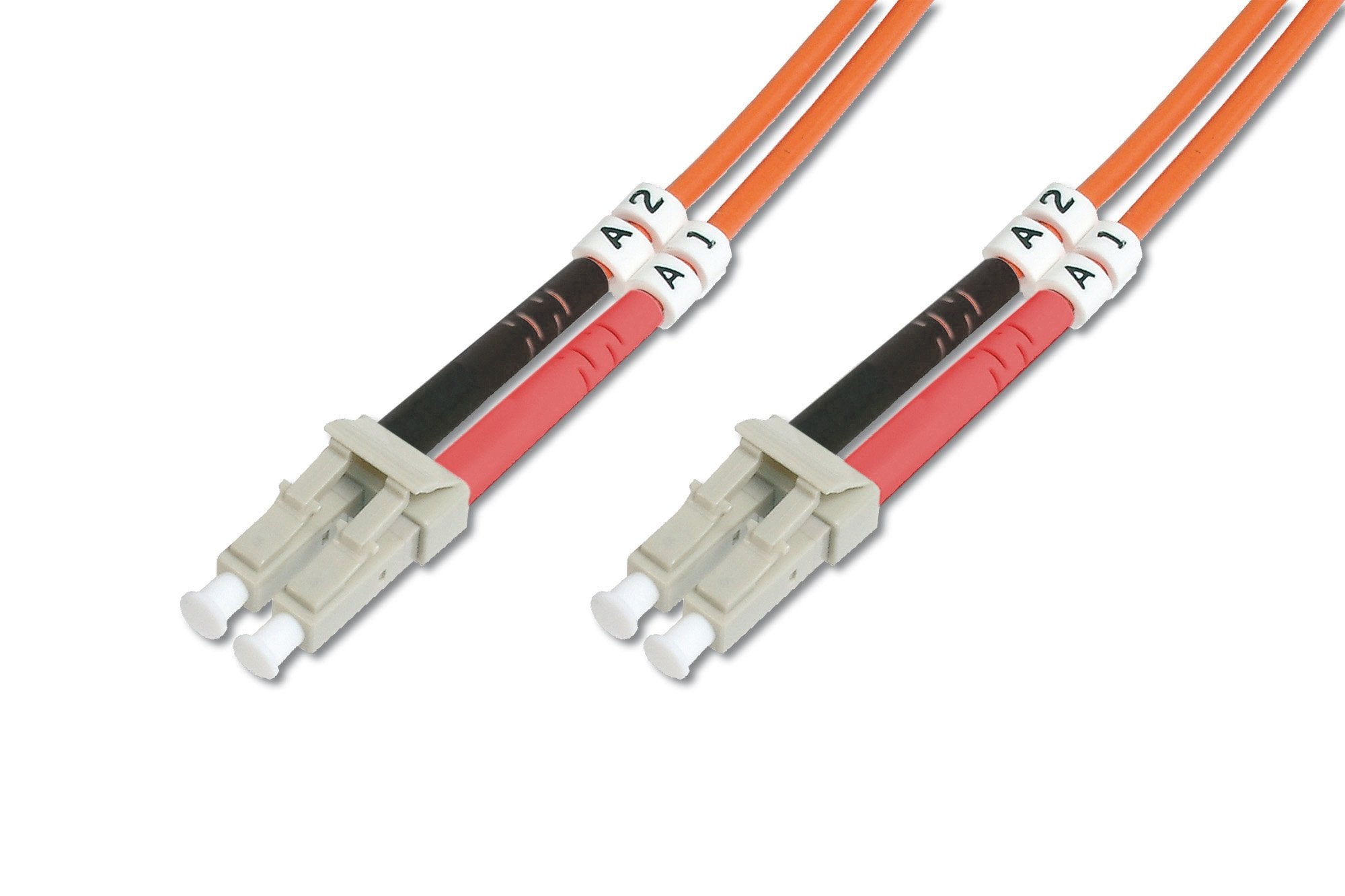 Digitus Lc Om4, 1m Cable De Fibra Optica Om2 Naranja