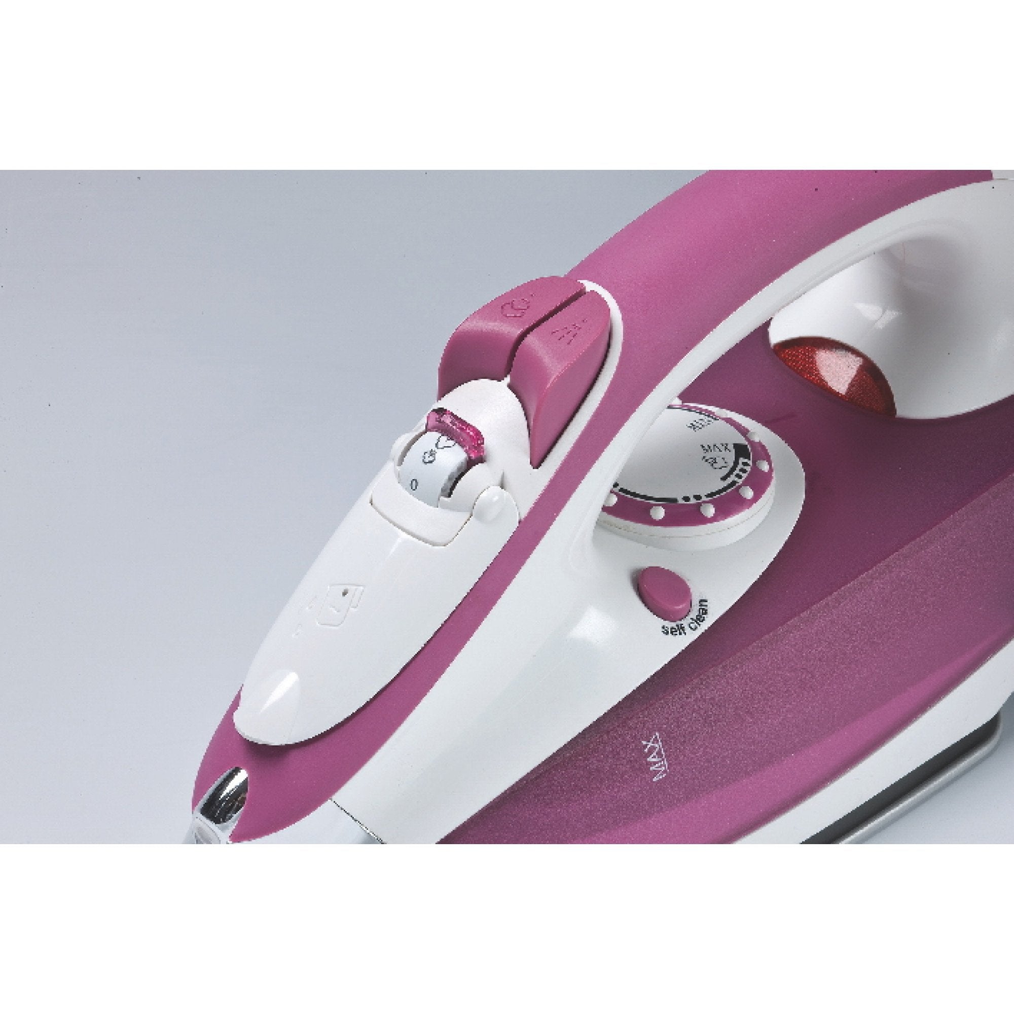 EAN 8003705107342 - Ariete 6215/00 Plancha a vapor Suela de acero inoxidable 2200 W Blanco, Púrpura imagen 3