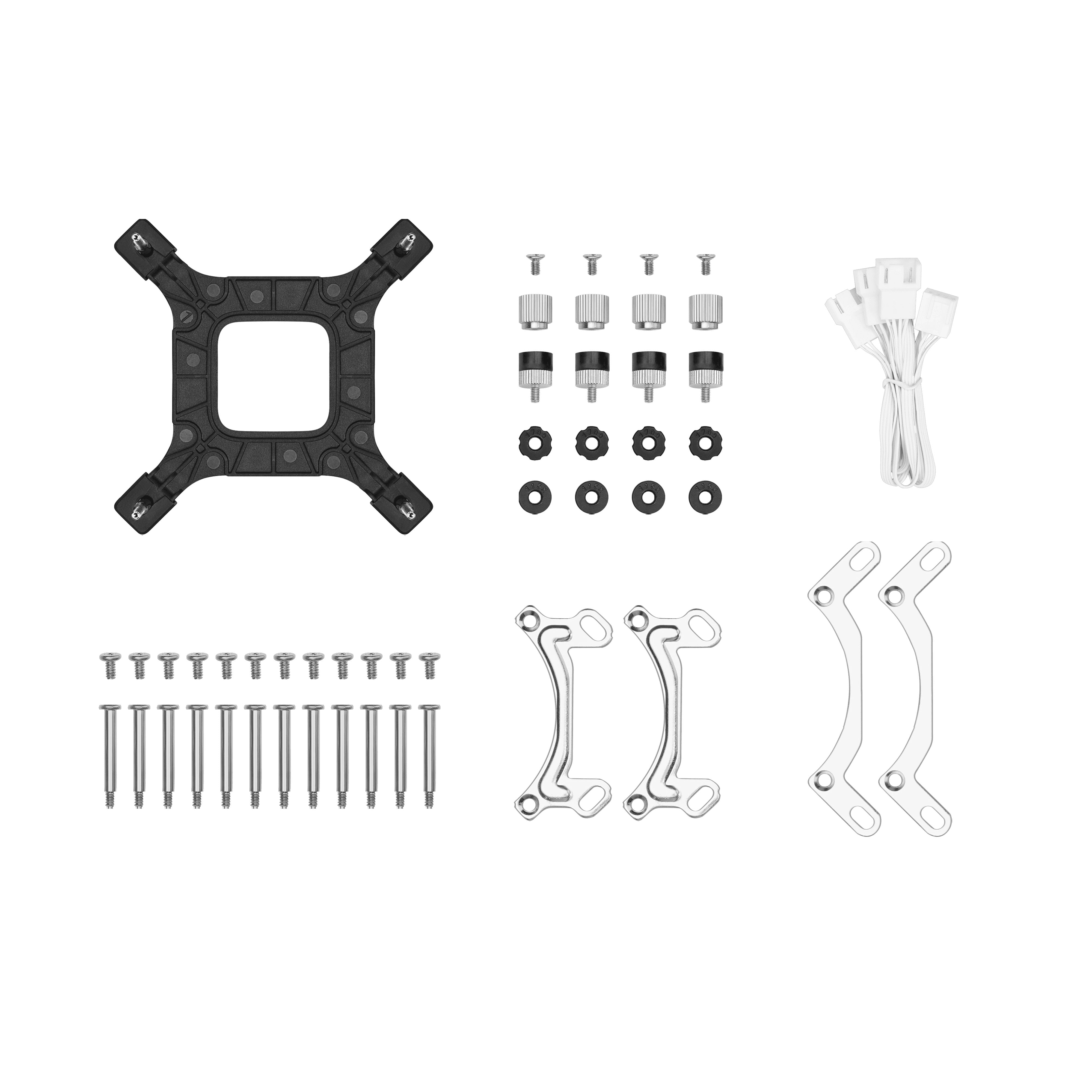 EAN 6933412728283 - DeepCool LE720 WH Procesador Sistema de refrigeración líquida todo en uno 12 cm Blanco 1 pieza(s) imagen 6
