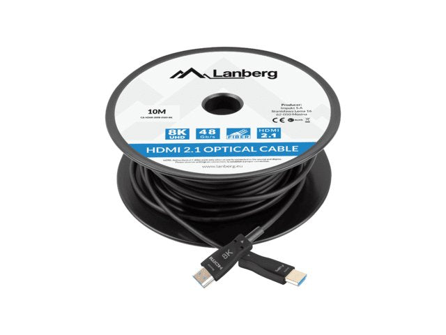 EAN 5901969440898 - Lanberg CA-HDMI-30FB-0100-BK cable HDMI 10 m HDMI tipo A (Estándar) Negro imagen 5