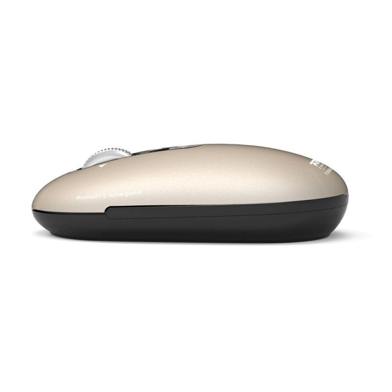 Port Connect Wireless & Bluetooth Rechargeable Pure Mac Mouse, Pearl