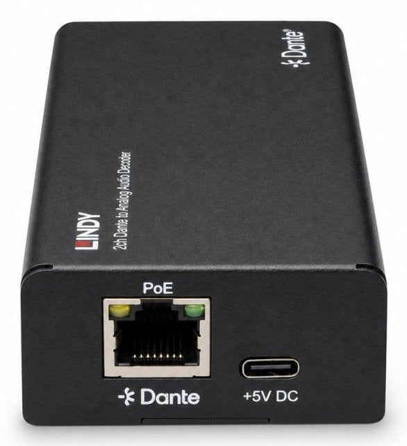 2ch Dante To Analog Audio Decoder