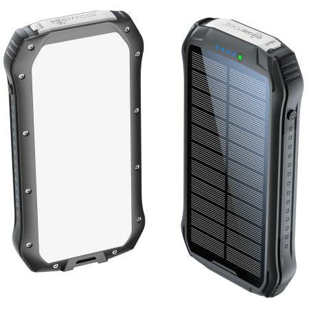 Boompods Neutron Solar Powerbank 10.000mah Black