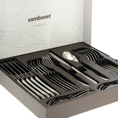 Juego De Cuchillos Y Cubertería De Cocina Sambonet S0097-S00055-S0037, Acero Inoxidable, Taste