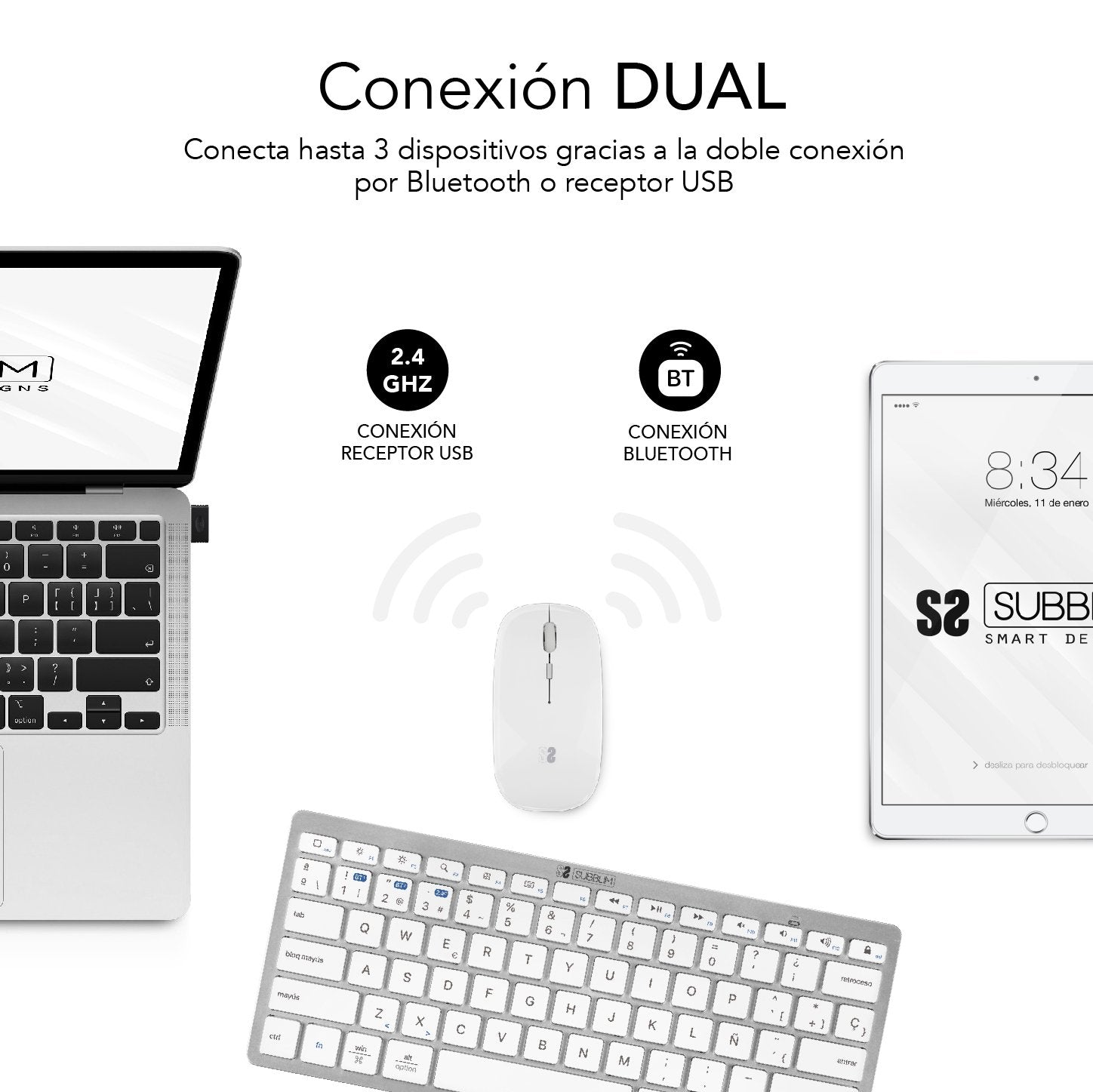 EAN 8436586742164 - SUBBLIM SUBKBC-OCO010 teclado imagen 2