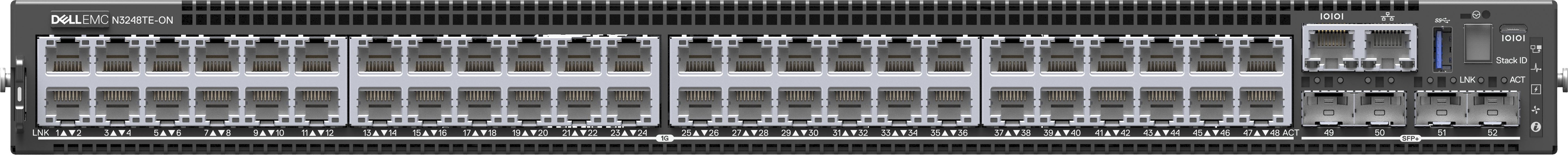 EAN 5397184363508 - DELL N-Series N3248TE-ON Gestionado L2/L3 Gigabit Ethernet (10/100/1000) Negro imagen 3