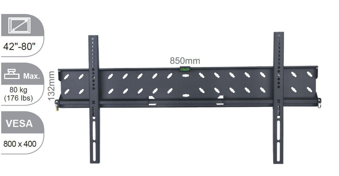 EAN 5711783797906 - Vivolink VLMW4280 soporte para TV 2,03 m (80") Negro imagen 2