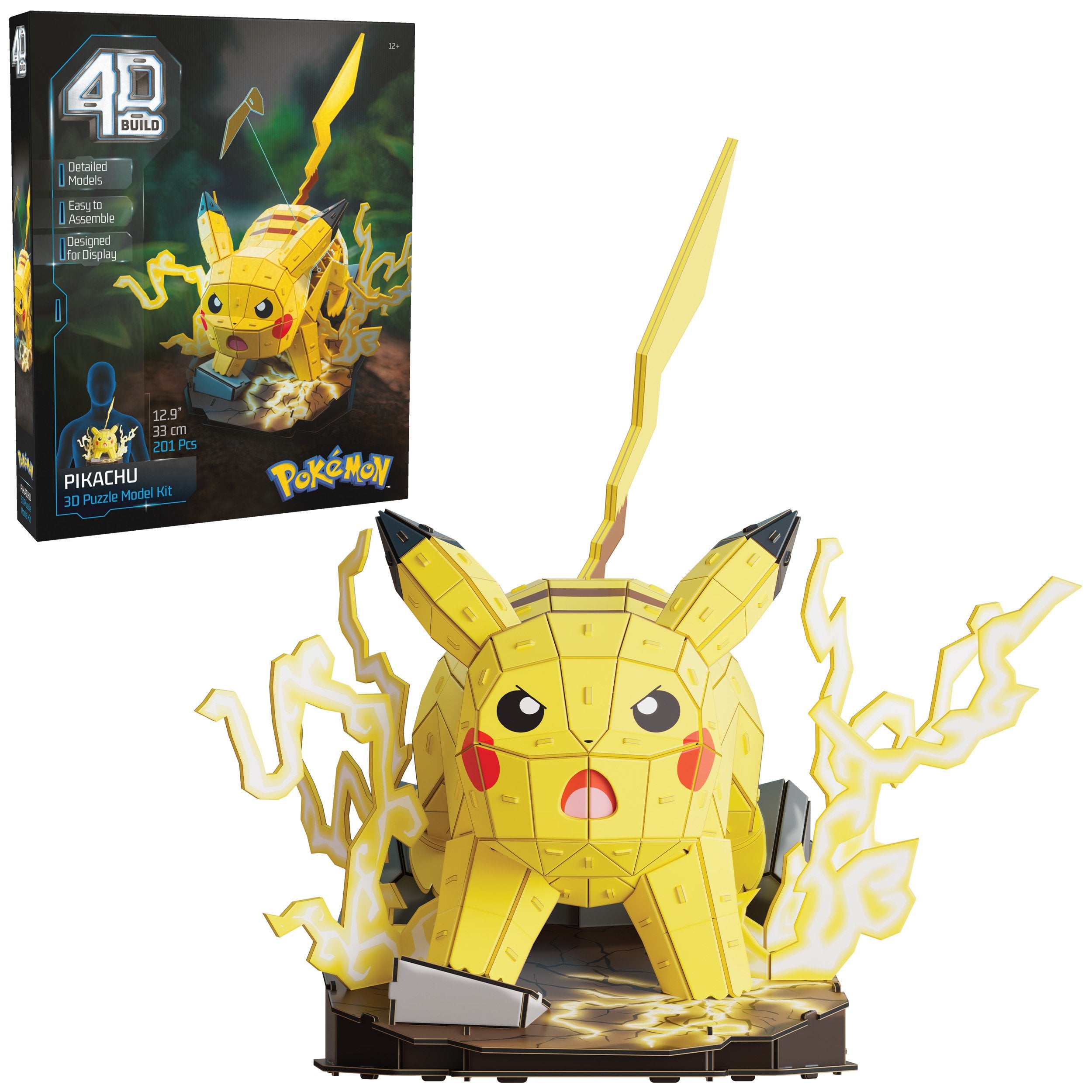 EAN 0681147098091 - 4D Build FDP FAP Pokemon Pikachu GML Puzle 3D 201 pieza(s) Dibujos imagen 6