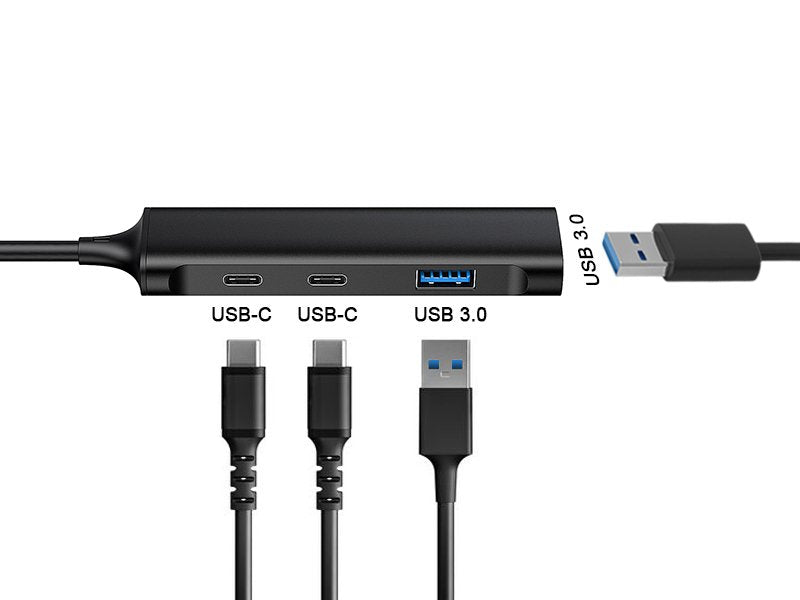 Conceptronic Usb-Hub 4-Port 3.0 ->2xusb-C/A