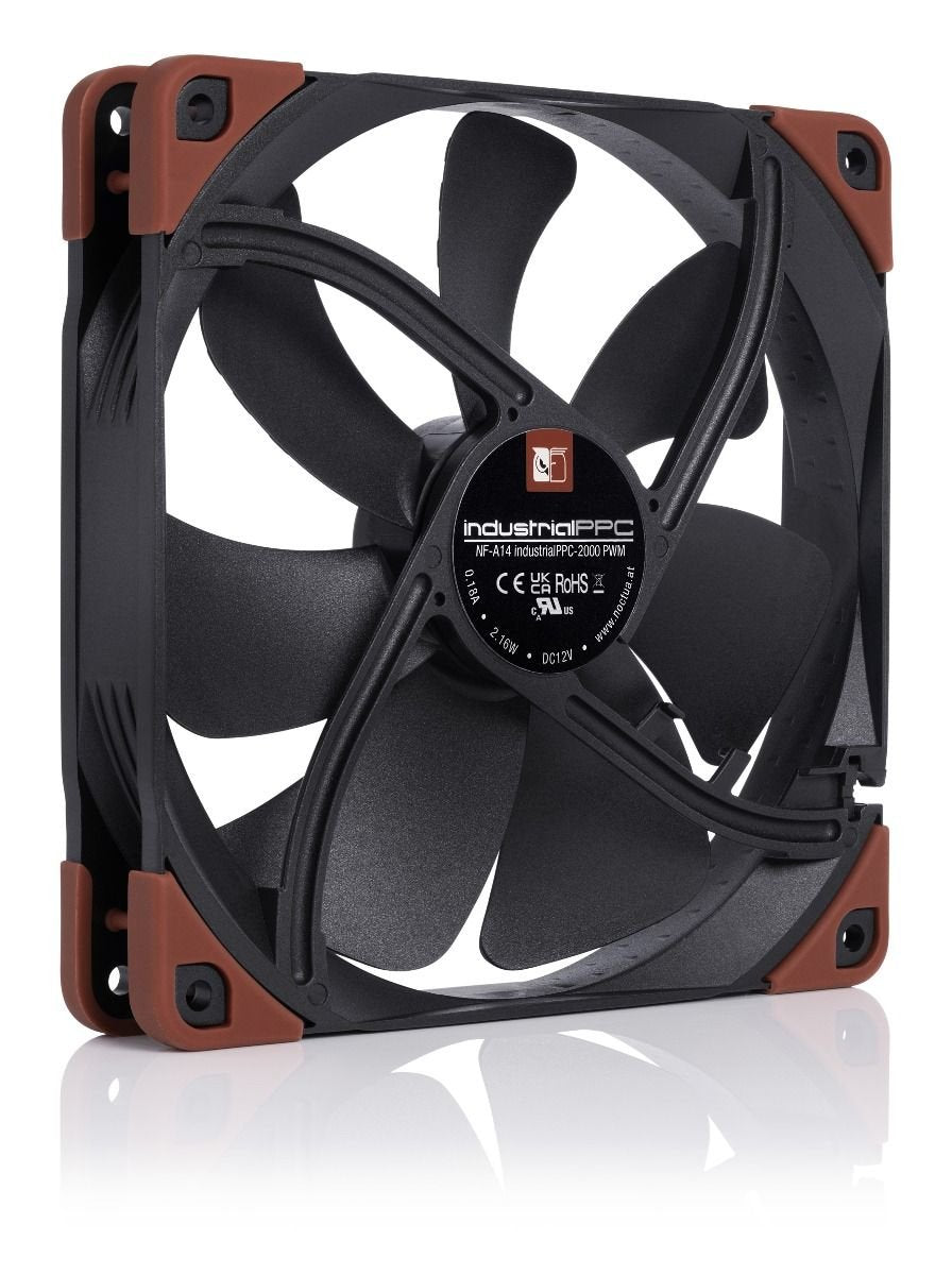 EAN 4716123315438 - Noctua NF-A14 INDUSTRIALPPC-2000 PWM Carcasa del ordenador Ventilador 14 cm Negro, Marrón 1 pieza(s) imagen 3