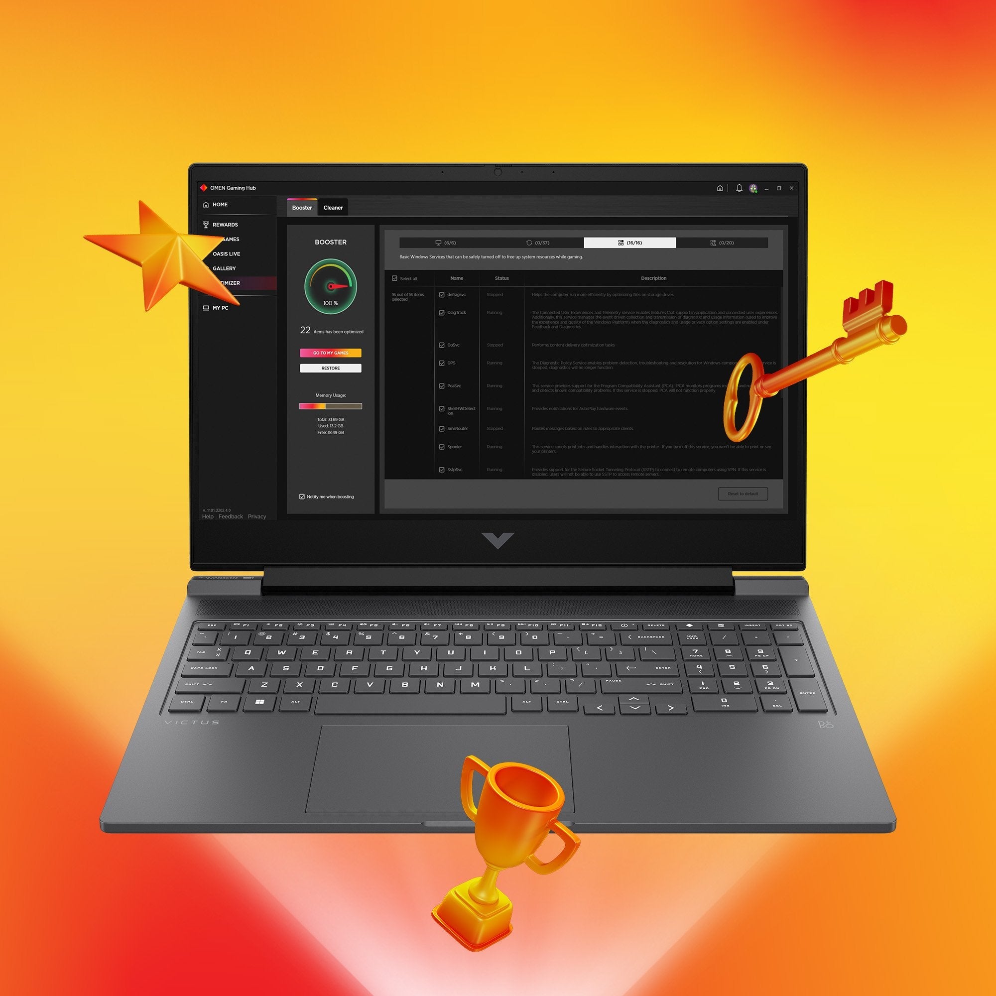 EAN 197497409352 - HP Victus Gaming Victus 16-r0009ns Intel® Core™ i7 i7-13700H Portátil 40,9 cm (16.1") Full HD 16 GB DDR5-S imagen 10