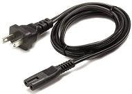 Line Cord 39m4980, Male/Male, Black