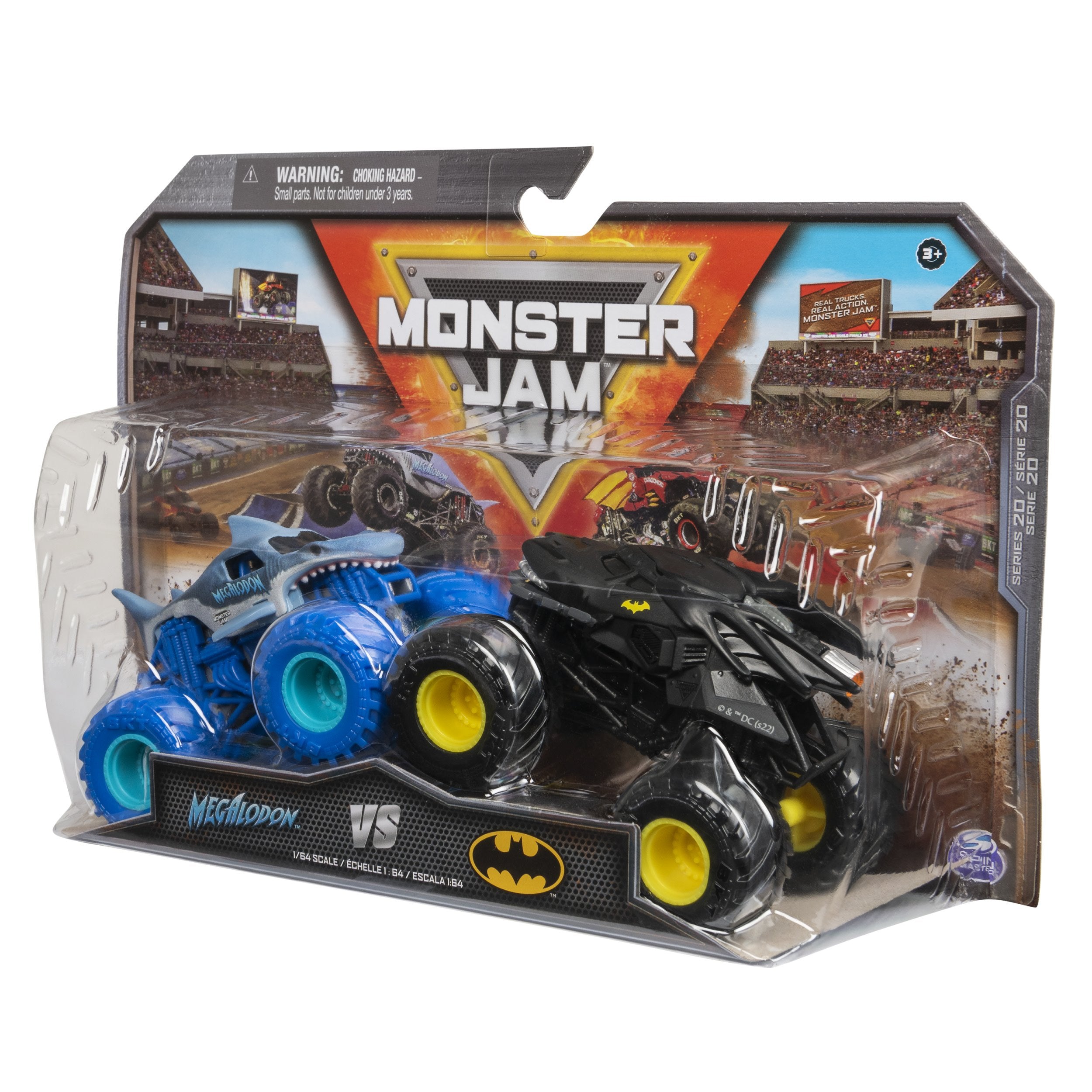 Vehículo De Juguete Spin Mamer Monmer Jam - Batmobil Vs. Megalodon, Spielfahrzeug 6065293