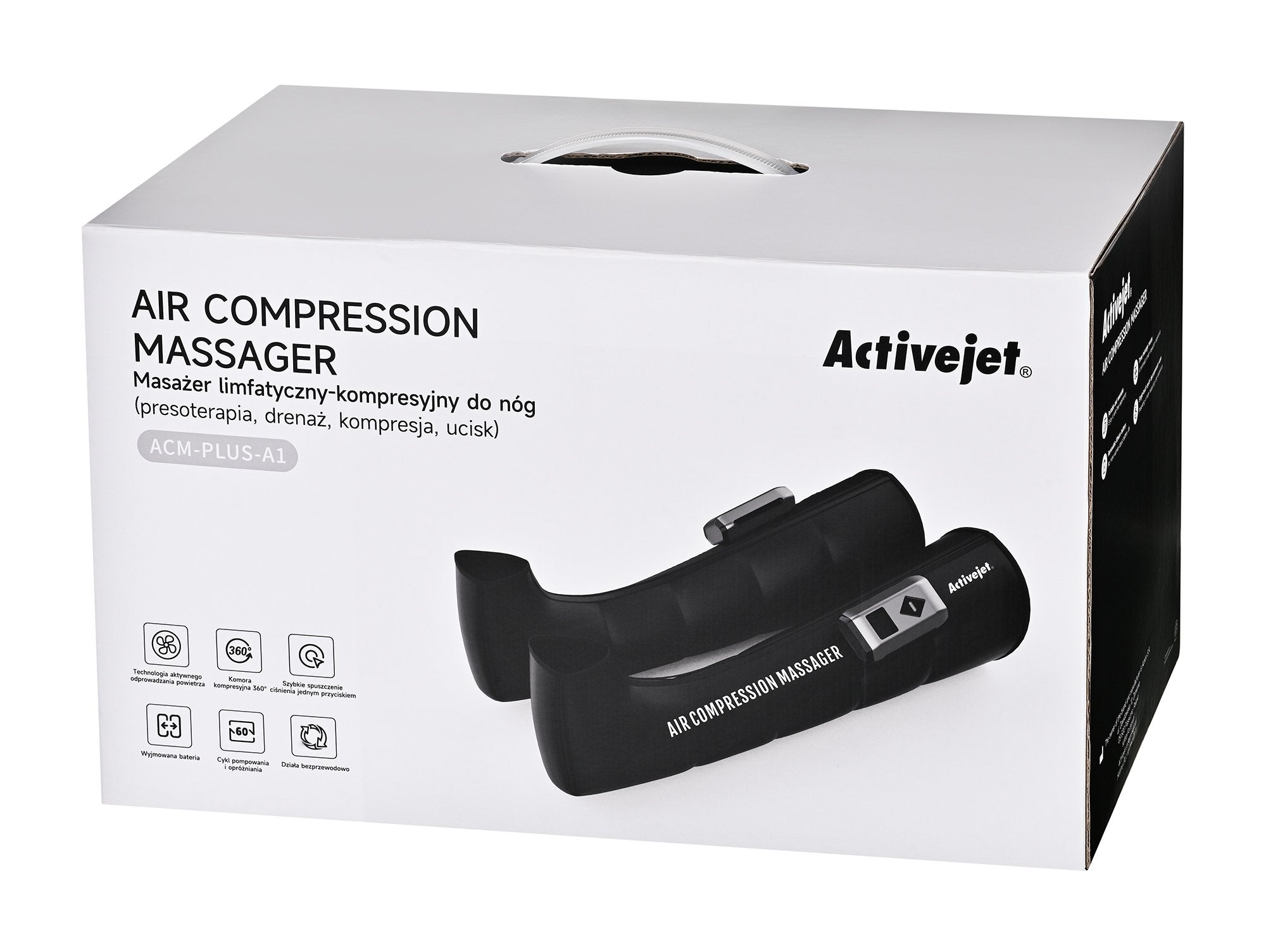EAN 5901443391814 - Activejet ACM-PLUS-A1 S masajeador Piernas Negro, Naranja imagen 7