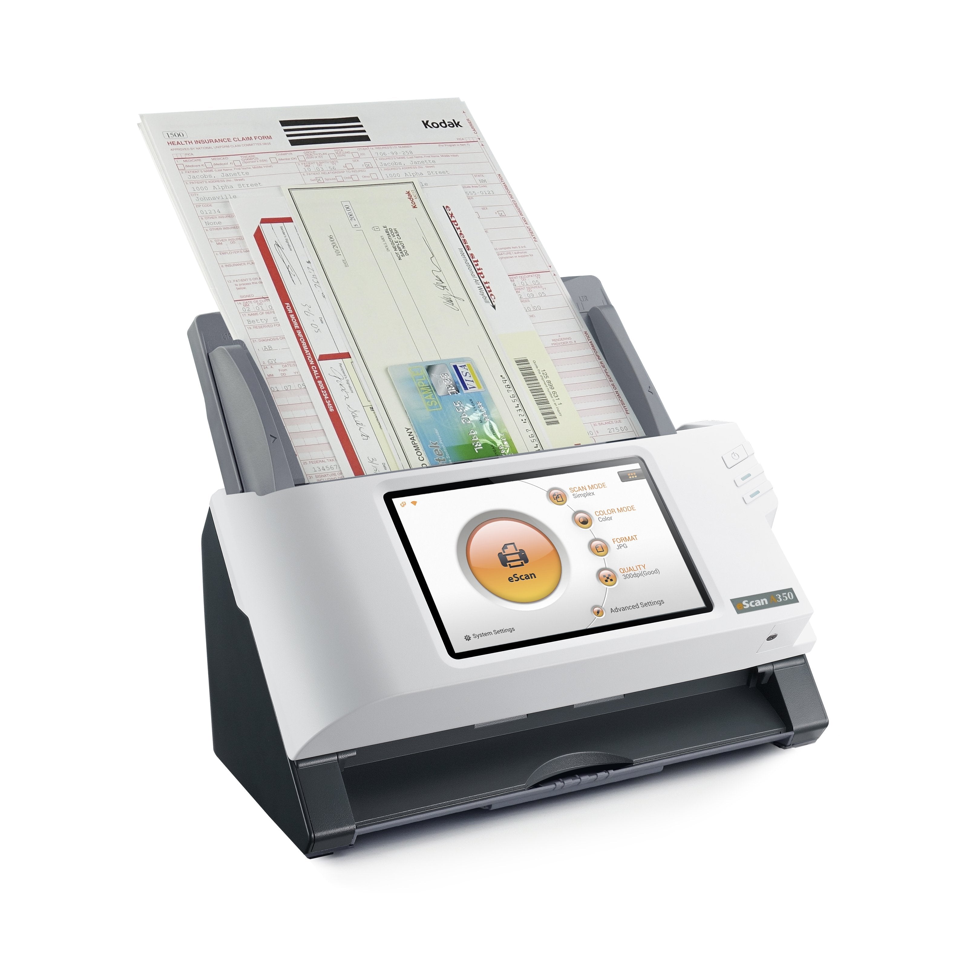EAN 4042485637780 - Plustek eScan A350 Essential Escáner con alimentador automático de documentos (ADF) 600 x 600 DPI A4 Negr imagen 12