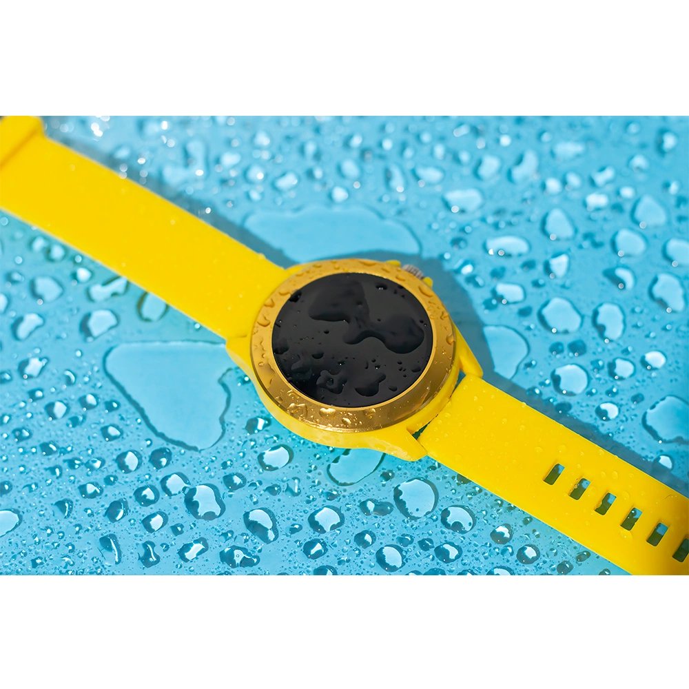 Smartwatch Forever Colorum Cw-300 Notificaciones Frecuencia Cardíaca Amarillo