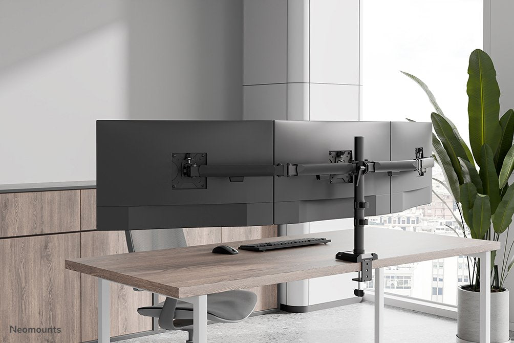Neomounts Ds60-600bl3 Brazo De Monitor 10-27" - Quick-Fix - Tope-A-180°