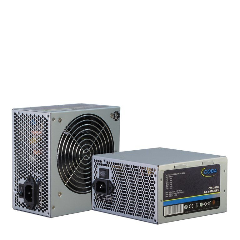 EAN 4260133124882 - Inter-Tech Coba CES-350B unidad de fuente de alimentación 350 W 20+4 pin ATX ATX Plata imagen 3