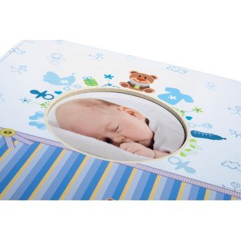 Hama Tim Álbum De Foto Y Protector Azul, Blanco 200 Hojas 10 X 15