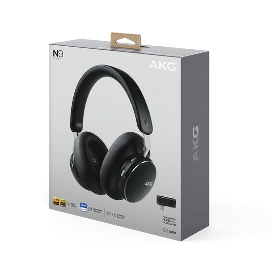Auriculares Akg N9 Hybrid Black Inalámbricos Con Cancelación De Ruido