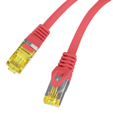 EAN 5901969437034 - Lanberg PCF6A-10CU cable de red Rojo 1 m Cat6a S/FTP (S-STP) imagen 3