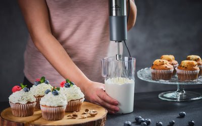 Batidora De Mano Eta Eta221590000 Spesso Ii Con Accesorios, 1200 W, Gris