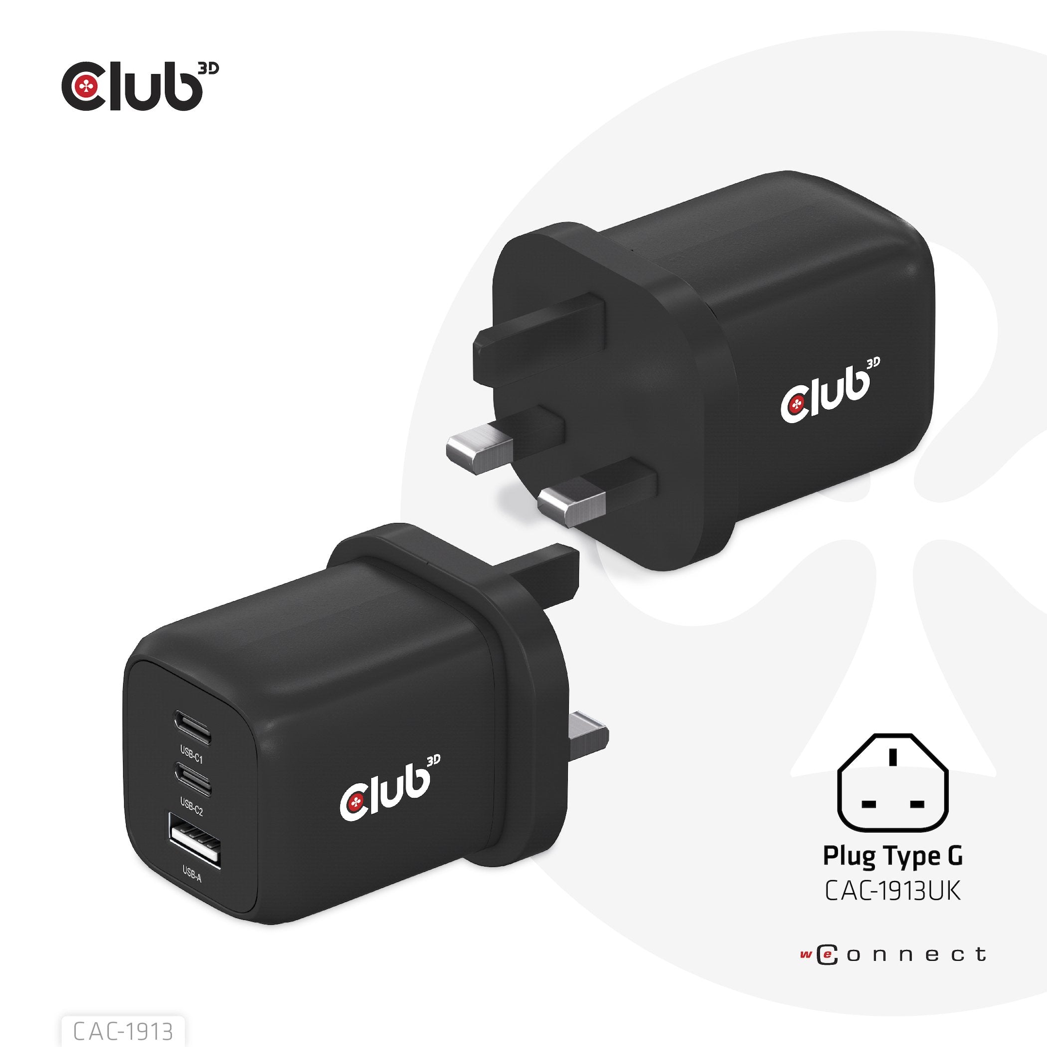 EAN 8719214472658 - CLUB3D CAC-1913 cargador de dispositivo móvil Teléfono móvil, Portátil, Smartphone, Universal Negro Corri imagen 3