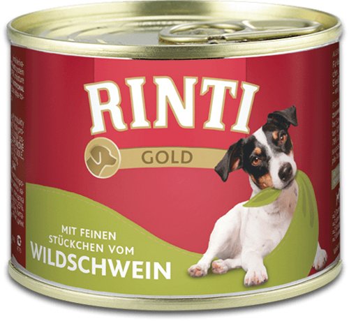 Rinti Gold Wild Boar - Comida Húmeda Para Perros - 185g