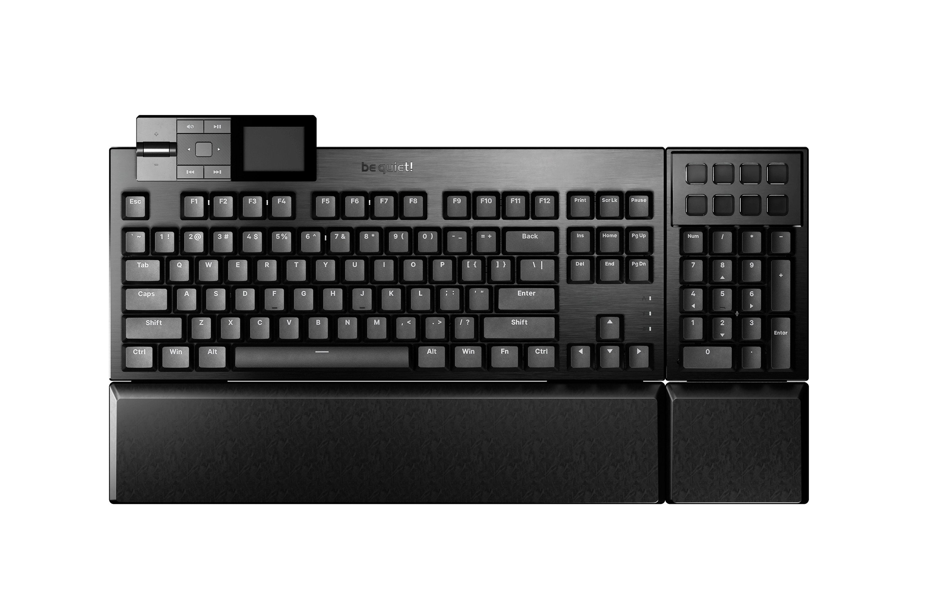 Be Quiet! Dark Mount Silent Tactile Us Ansi Teclado Juego Usb Qwerty Inglés De Ee. Uu. Negro