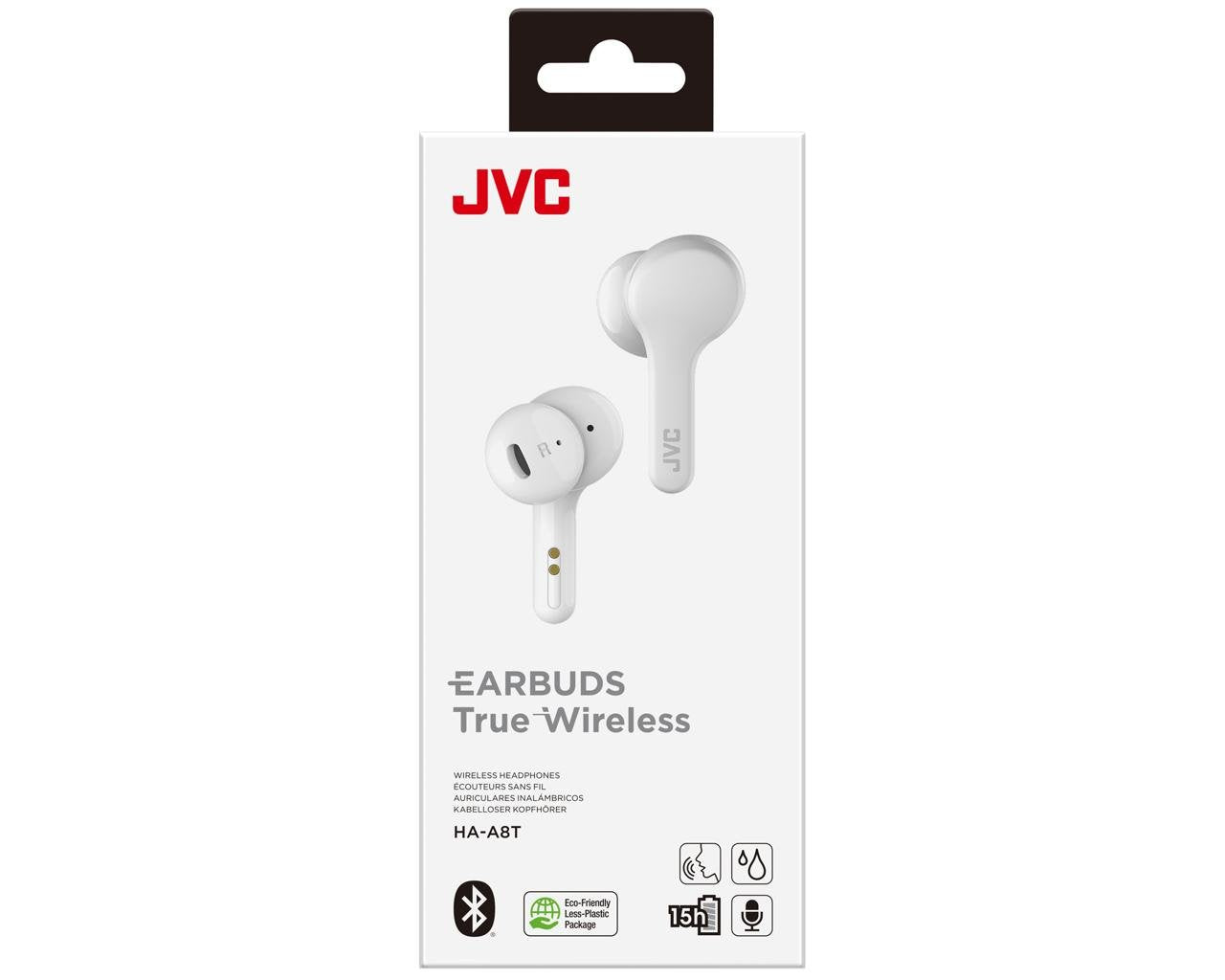 EAN 4975769020377 - JVC HA-A8T-W Auriculares True Wireless Stereo (TWS) Dentro de oído Música Bluetooth Blanco imagen 4