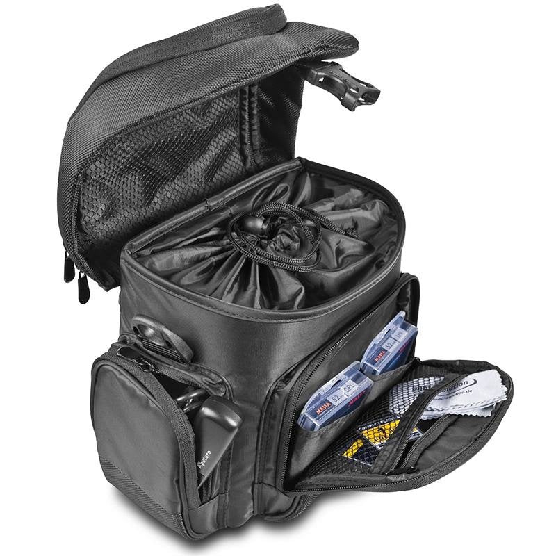 EAN 4260191240708 - Mantona 17936 estuche para cámara fotográfica Cubierta de hombro Negro imagen 5