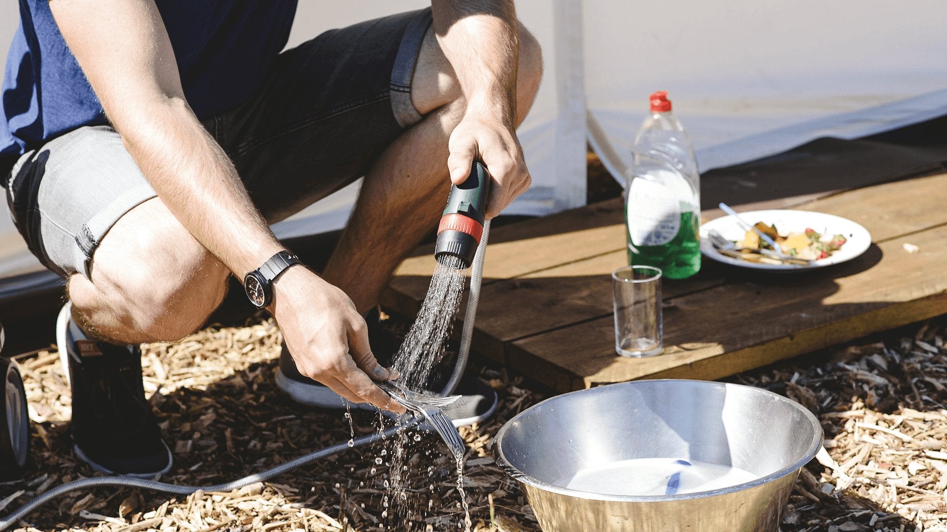 EAN 4059952547930 - Bosch Fontus 18V Limpiadora de alta presión o Hidrolimpiadora Vertical Batería Negro, Verde imagen 6