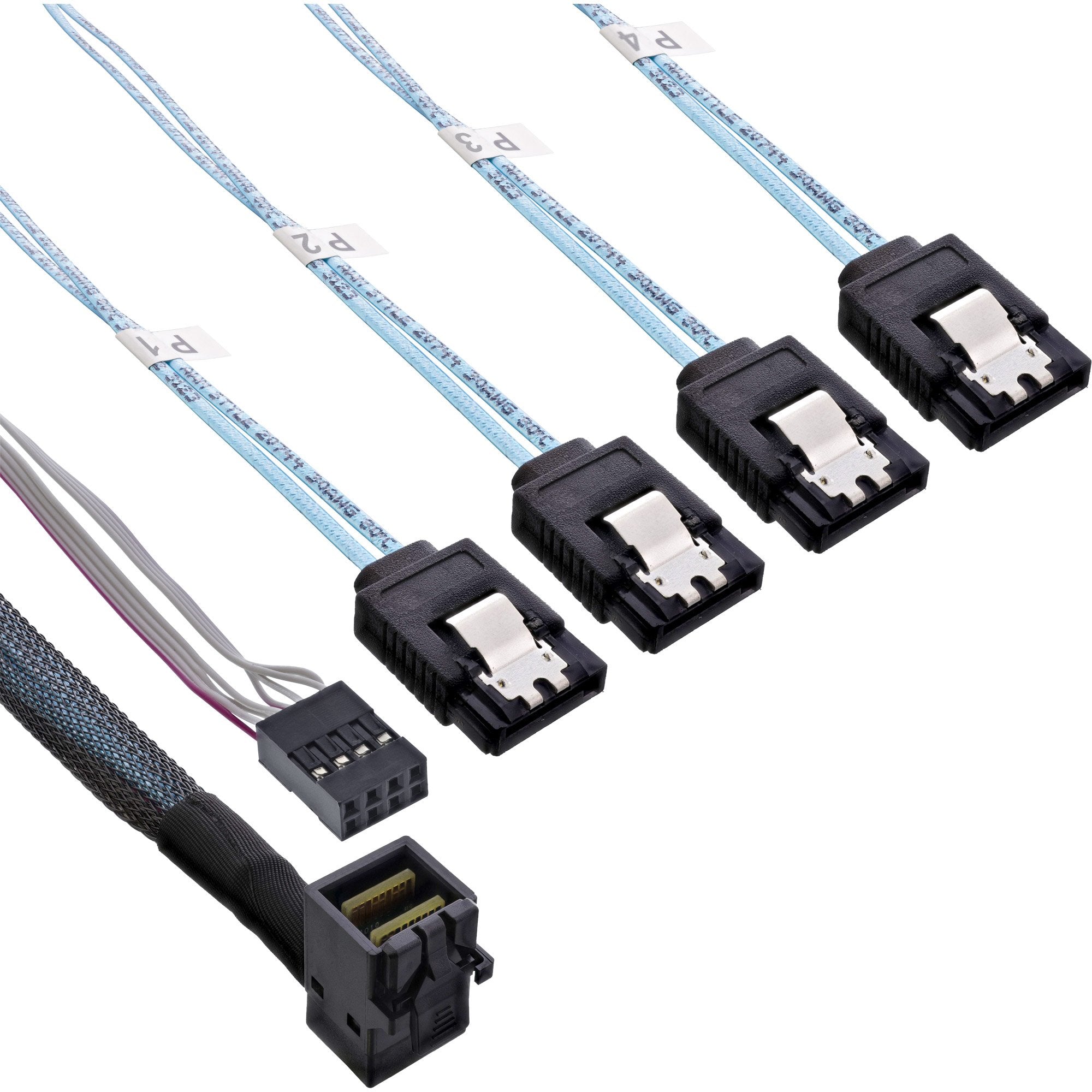 EAN 4043718211821 - InLine 27631B cable Serial Attached SCSI (SAS) 1 m Negro imagen 1