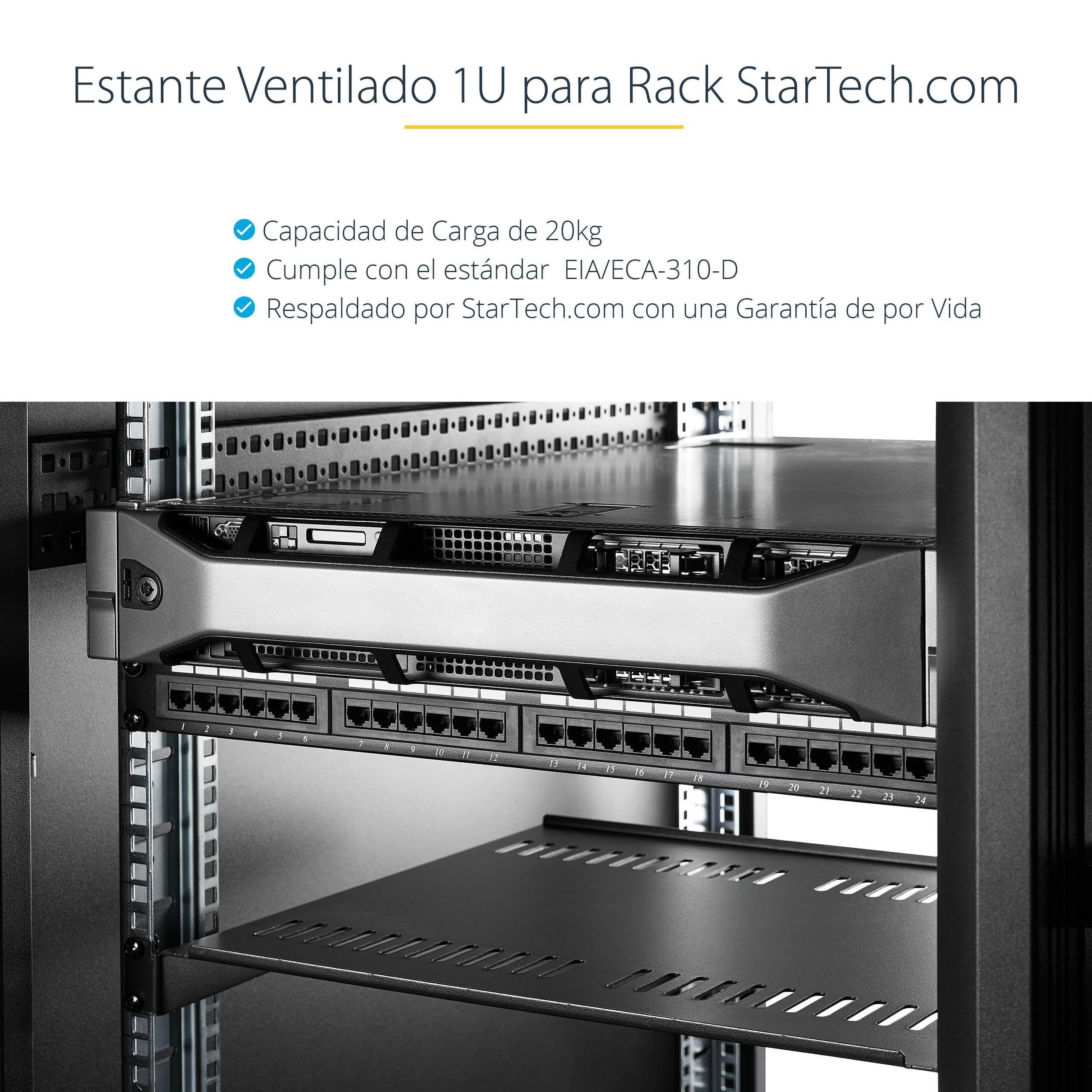 EAN 0065030867306 - StarTech.com CABSHELFV1U accesorio de bastidor Cajón metálico para rack imagen 9