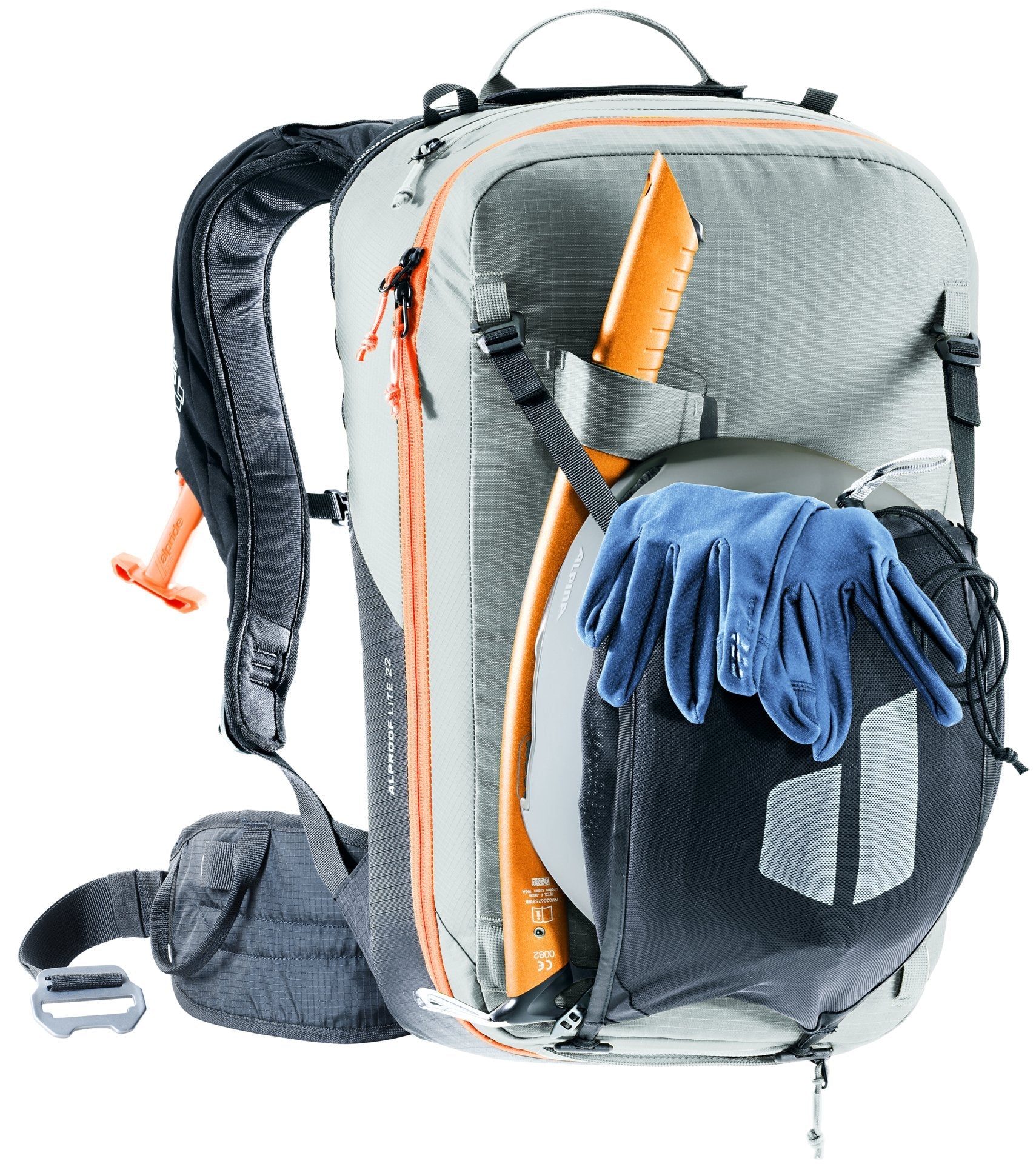 Mochila Deuter Alproof Lite 22 Tin/Black Para Avalanchas