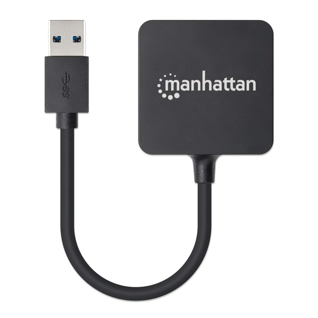 EAN 0766623162296 - Manhattan 162296 hub de interfaz USB 3.2 Gen 1 (3.1 Gen 1) Type-A 5000 Mbit/s Negro imagen 4